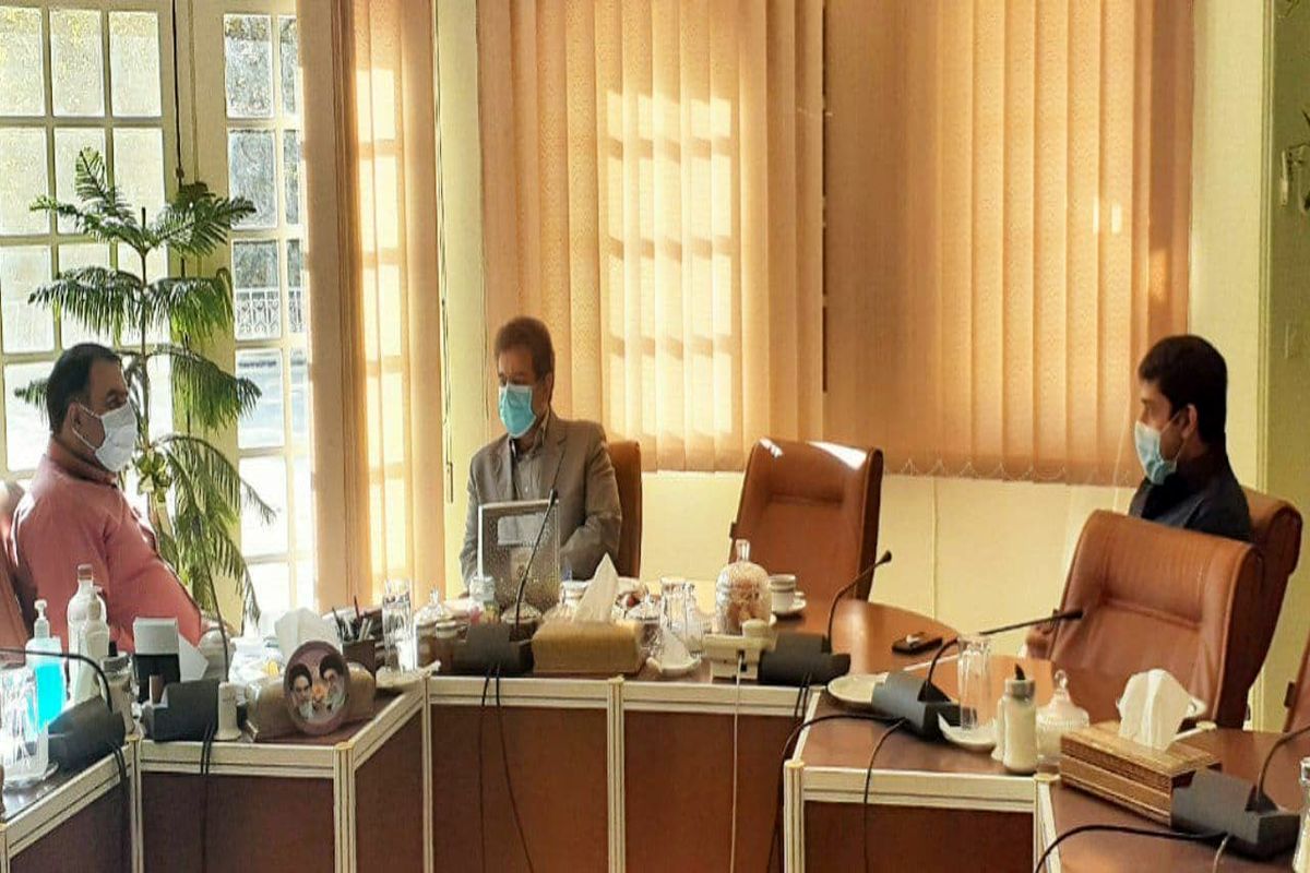 نشست مشترک مدیر مرکزهمایش های بین المللی  با فرماندار شمیرانات