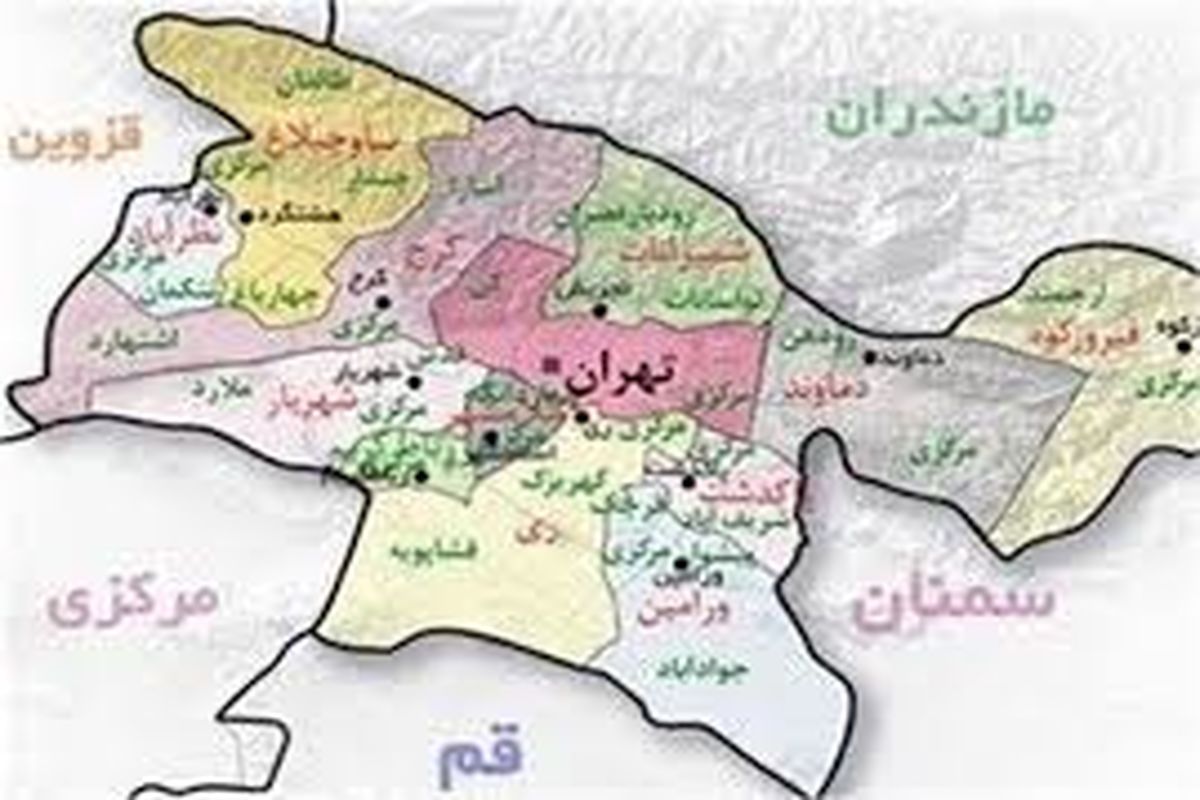 تنها شهر در وضعیت قرمز کرونایی استان تهران تا نیمه آذر ۹۹
