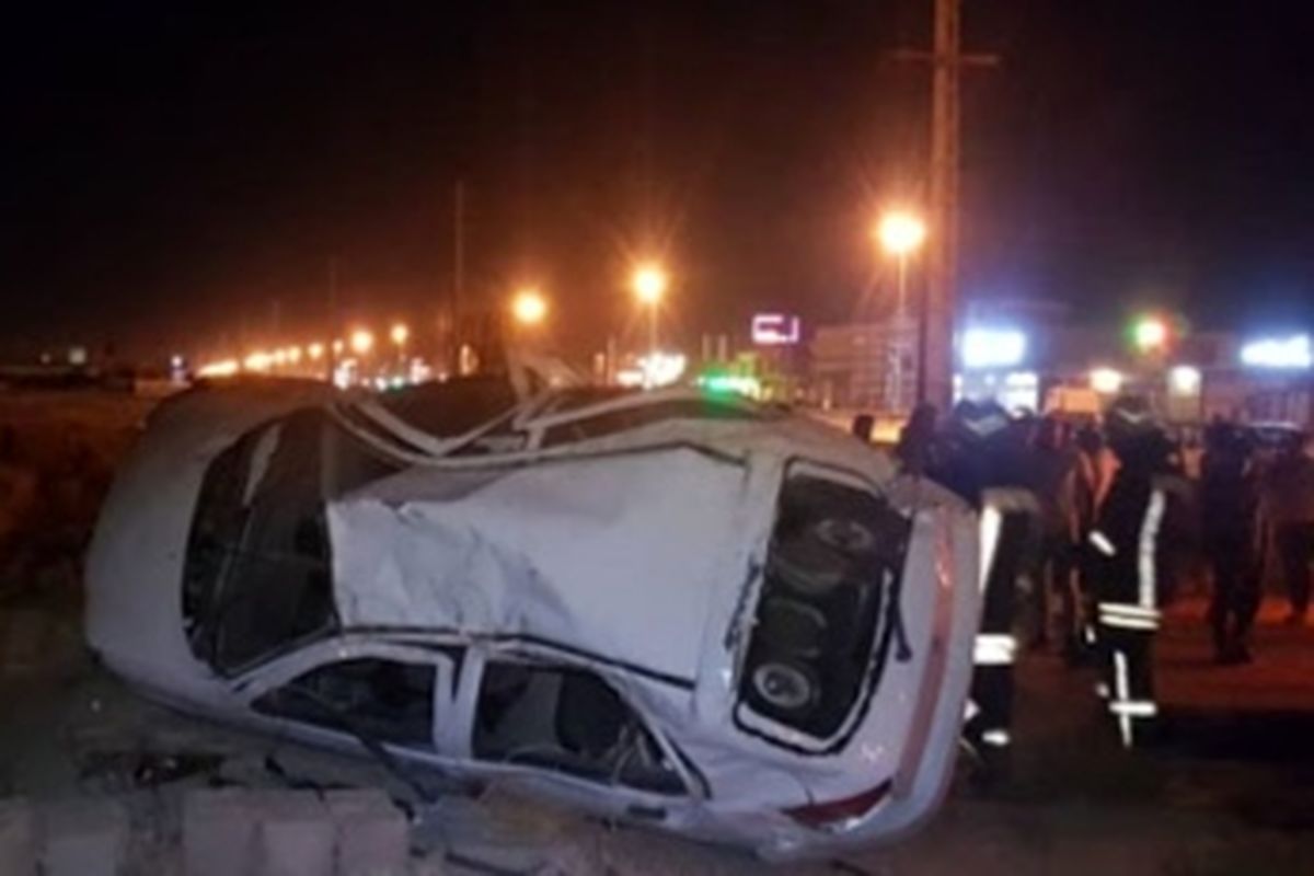 واژگونی پراید در محل پل سوم بشار یاسوج یک کشته و دو زخمی برجای گذاشت