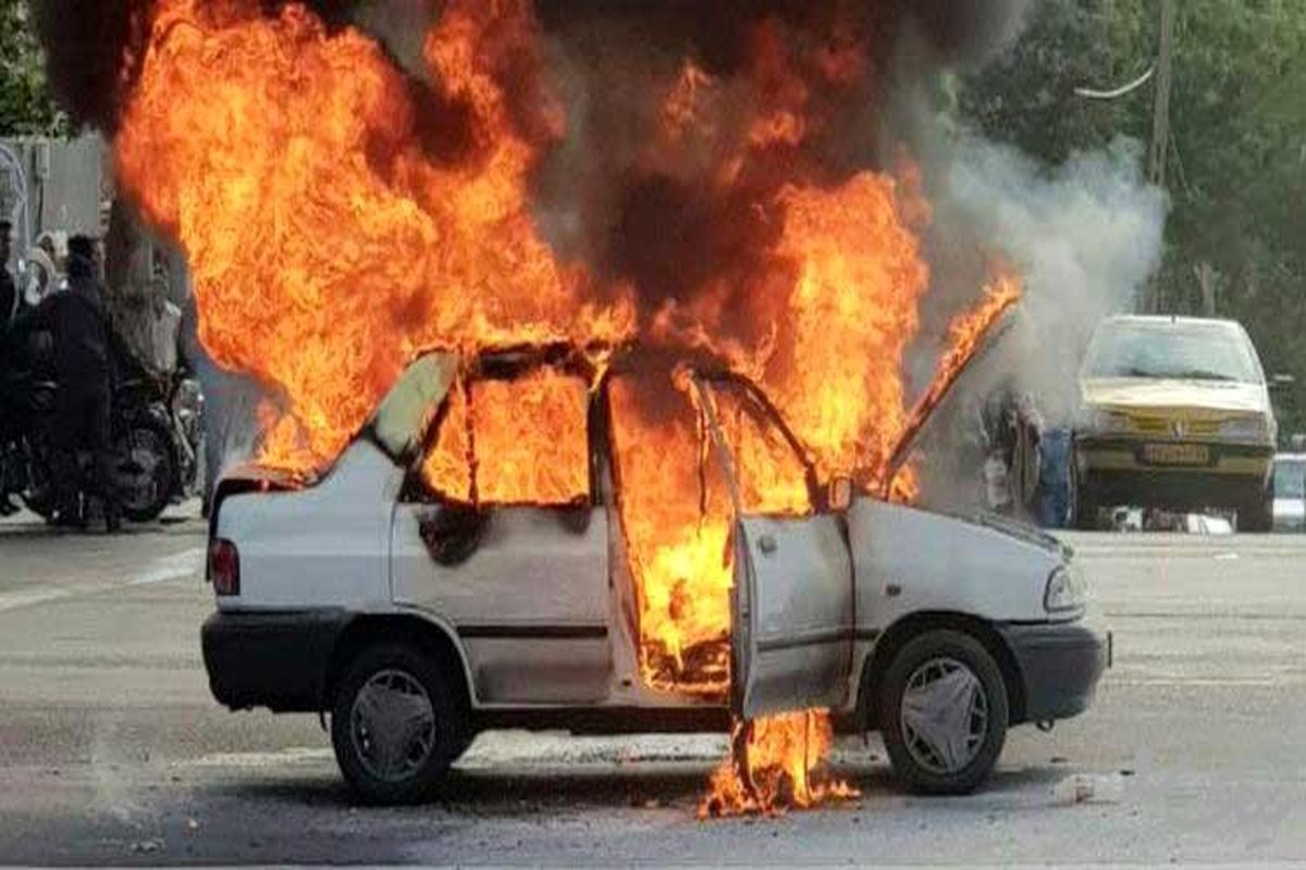 عامل آتش زدن ۳ خودرو در اصفهان دستگیر شد