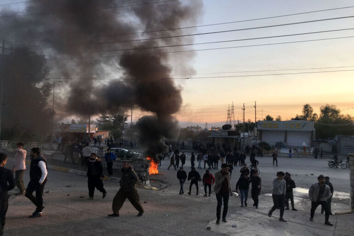 گسترش اعتراضات در سلیمانیه عراق