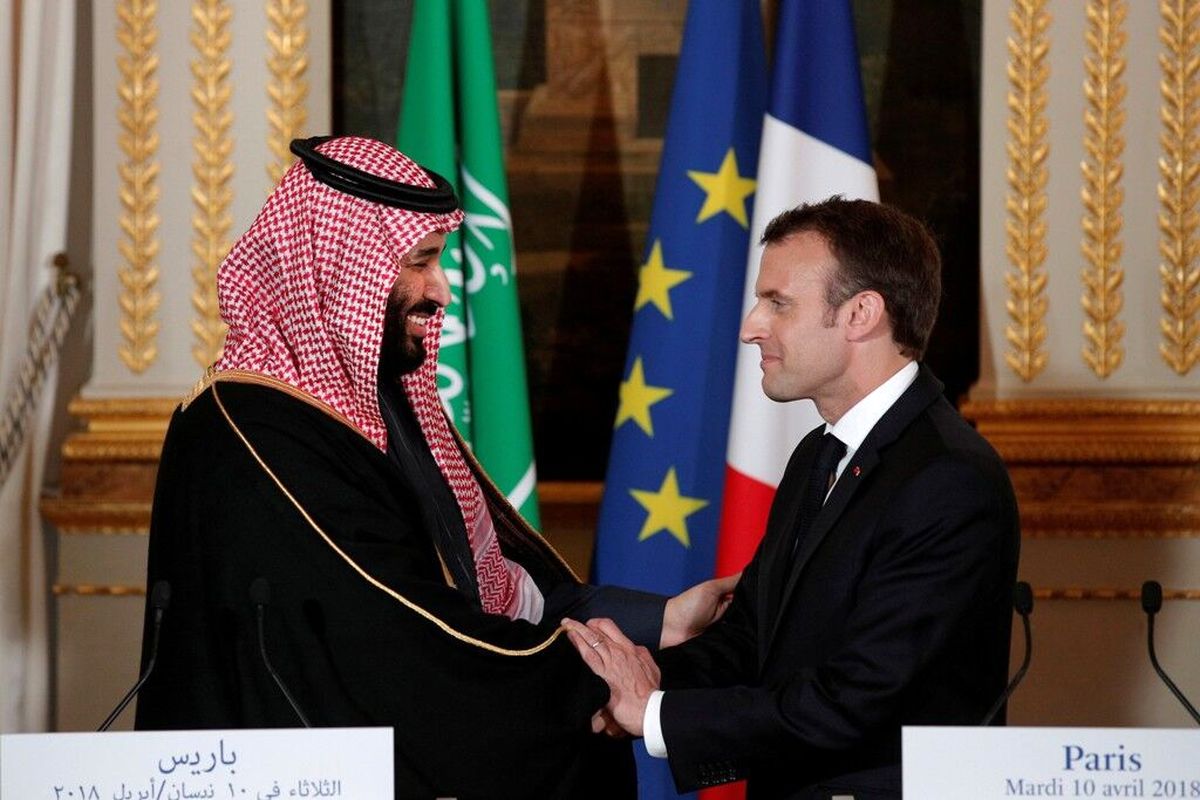 رییس‌جمهوری فرانسه و ولیعهد سعودی با یکدیگر گفت و گو کردند+جزییات