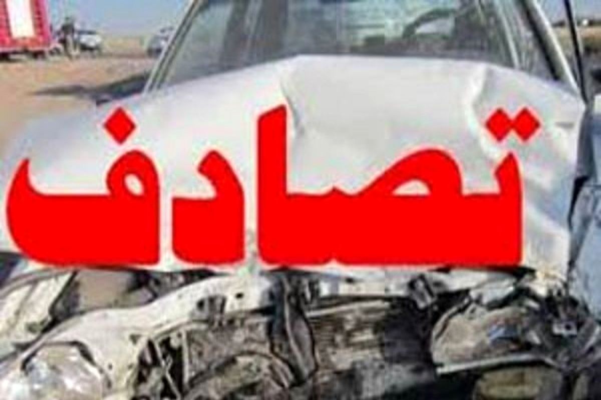 مصدومیت ۱۰ نفر در یک حادثه رانندگی در بویراحمد