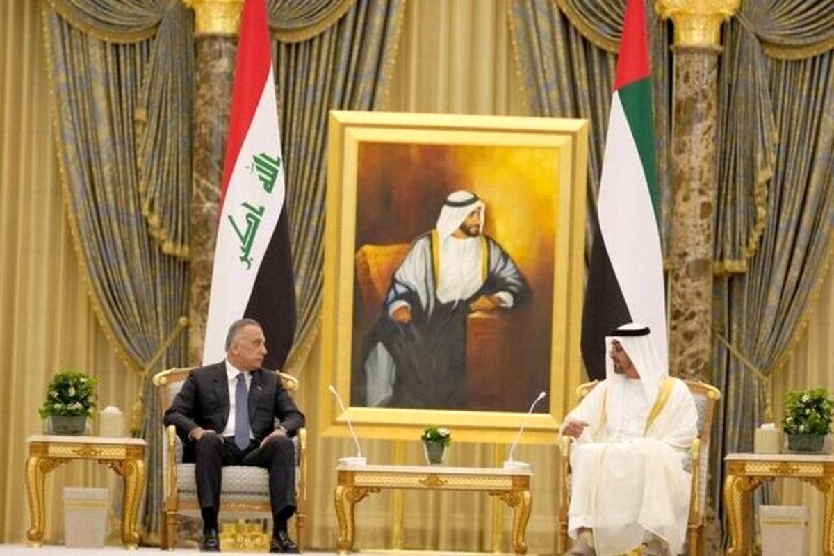 رایزنی مصطفی الکاظمی و بن زاید درباره روابط دوجانبه عراق و امارات