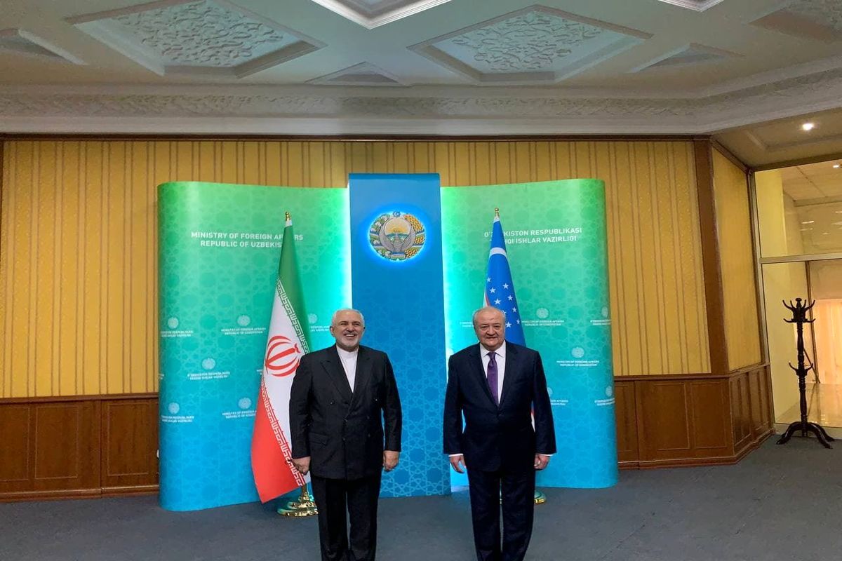 ظریف در تاشکند با همتای ازبکستانی خود دیدار کرد
