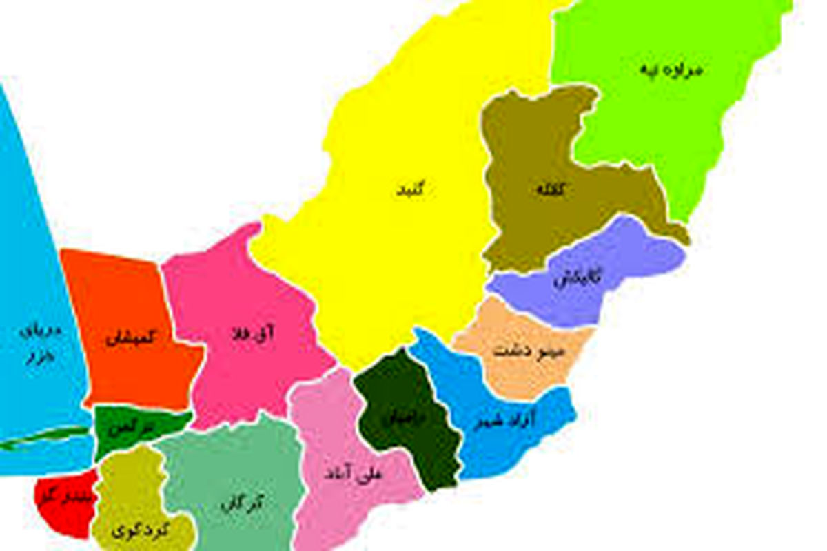 ۴ شهرستان زرد کرونایی در استان گلستان تا ۱۸ فروردین ۱۴۰۰
