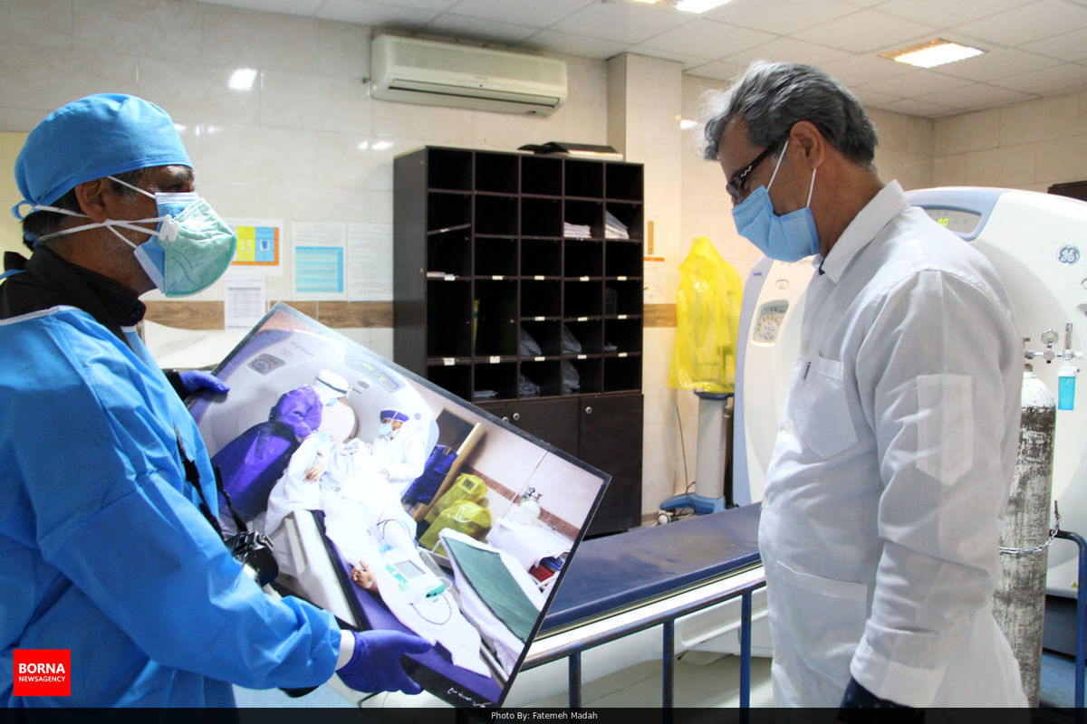 تکمیل ظرفیت۷۶ درصد تخت‌های بیماران کرونا در کرمانشاه