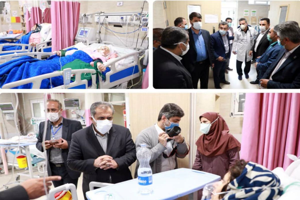 استاندار قزوین از بیمارستانهای استان قزوین بازدید کرد