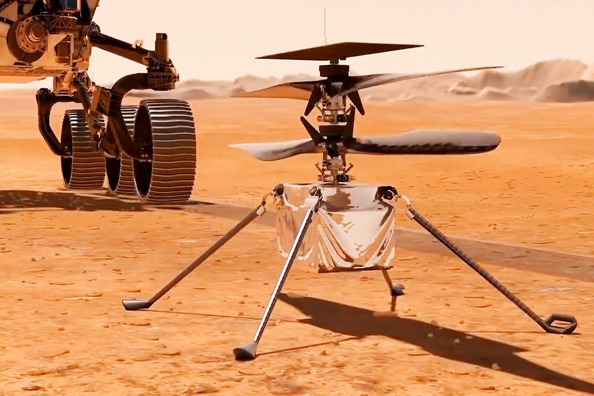 تاریخ اولین پرواز هلیکوپتر «نبوغ» در مریخ مشخص شد