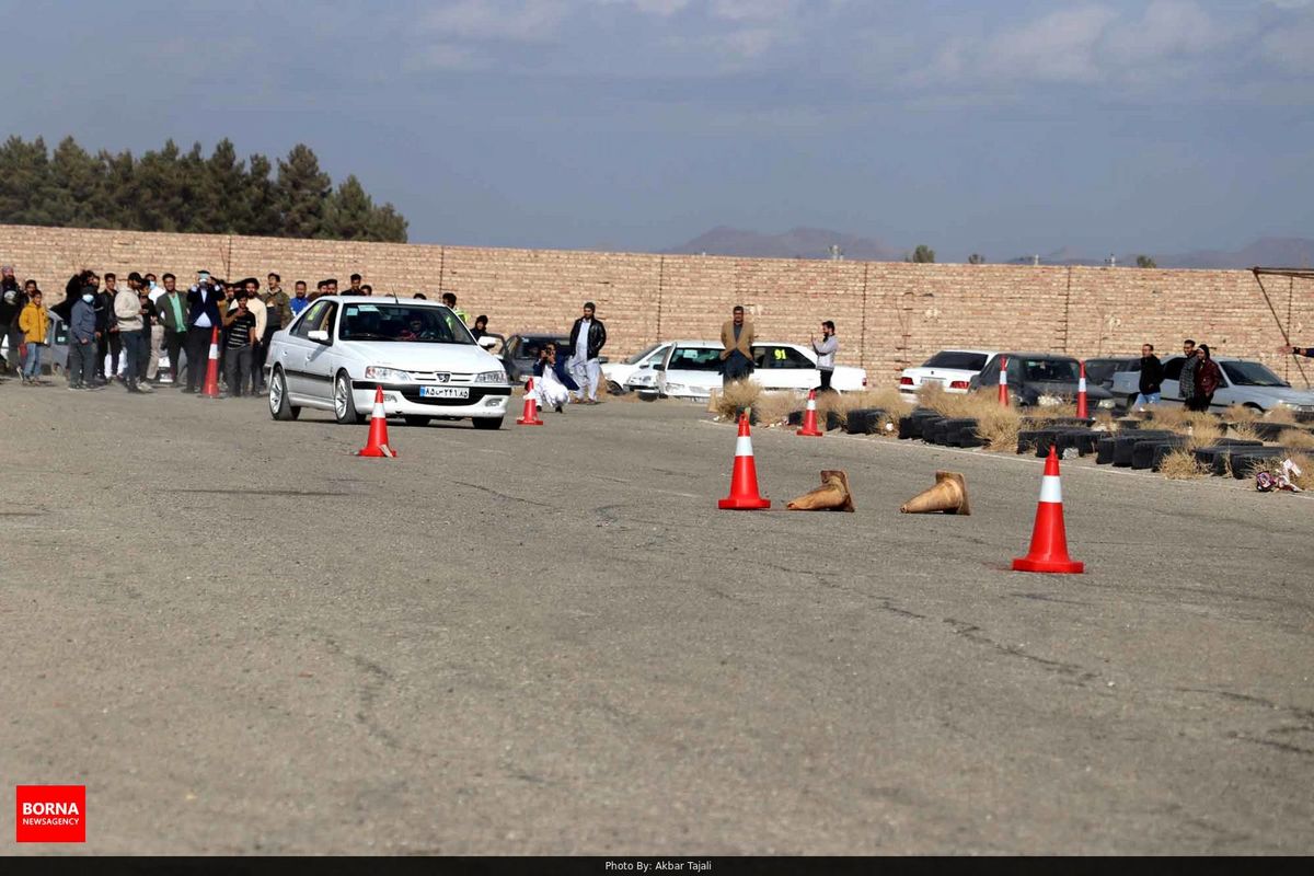 برگزاری  مسابقات اتومبیلرانی اسلالوم قهرمانی استان سیستان و بلوچستان