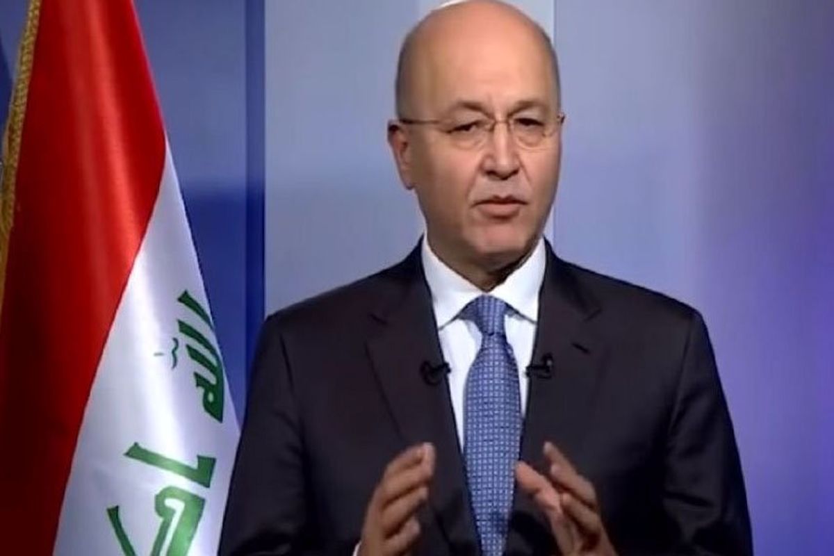 اظهارات رئیس‌جمهور عراق درباره سردار سلیمانی