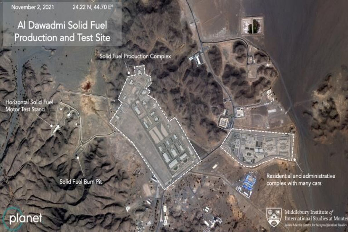 عربستان درحال ساخت موشک‌های بالستیک است