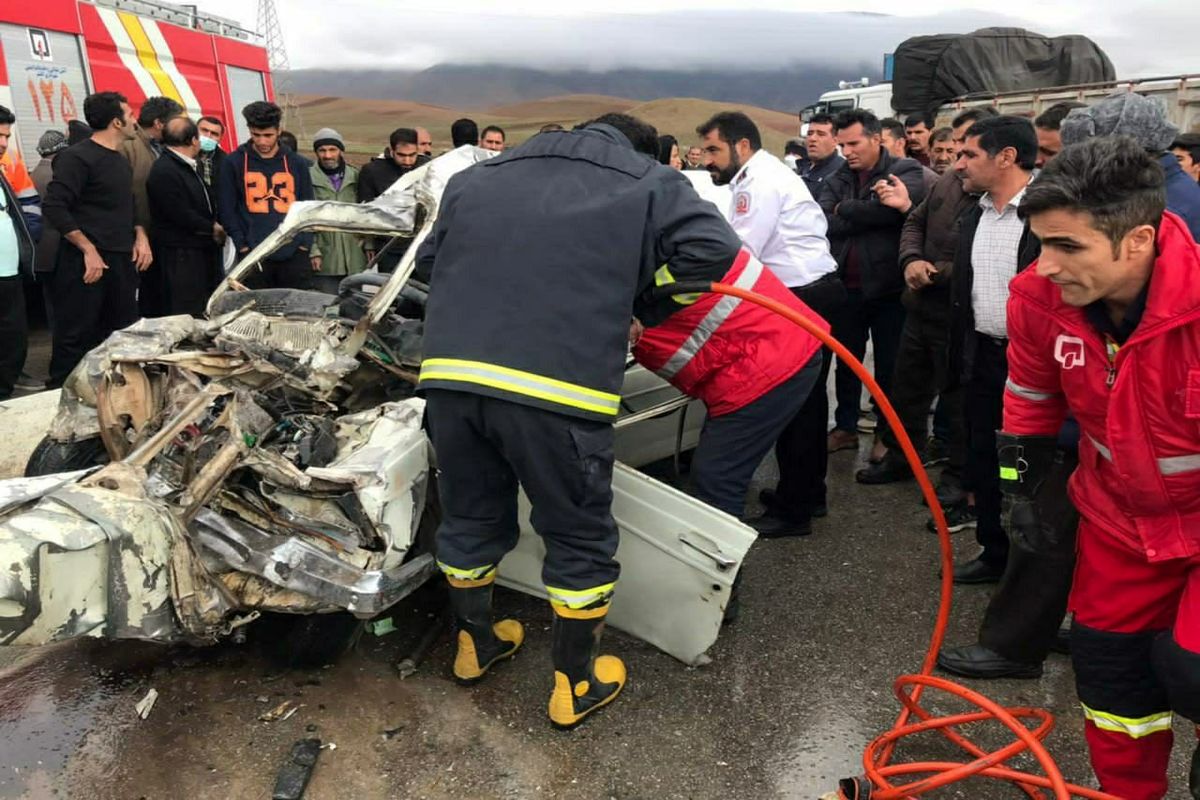۳ کشته و یک مجروح بر اثر تصادف  در محور الشتر-  فیروز آباد