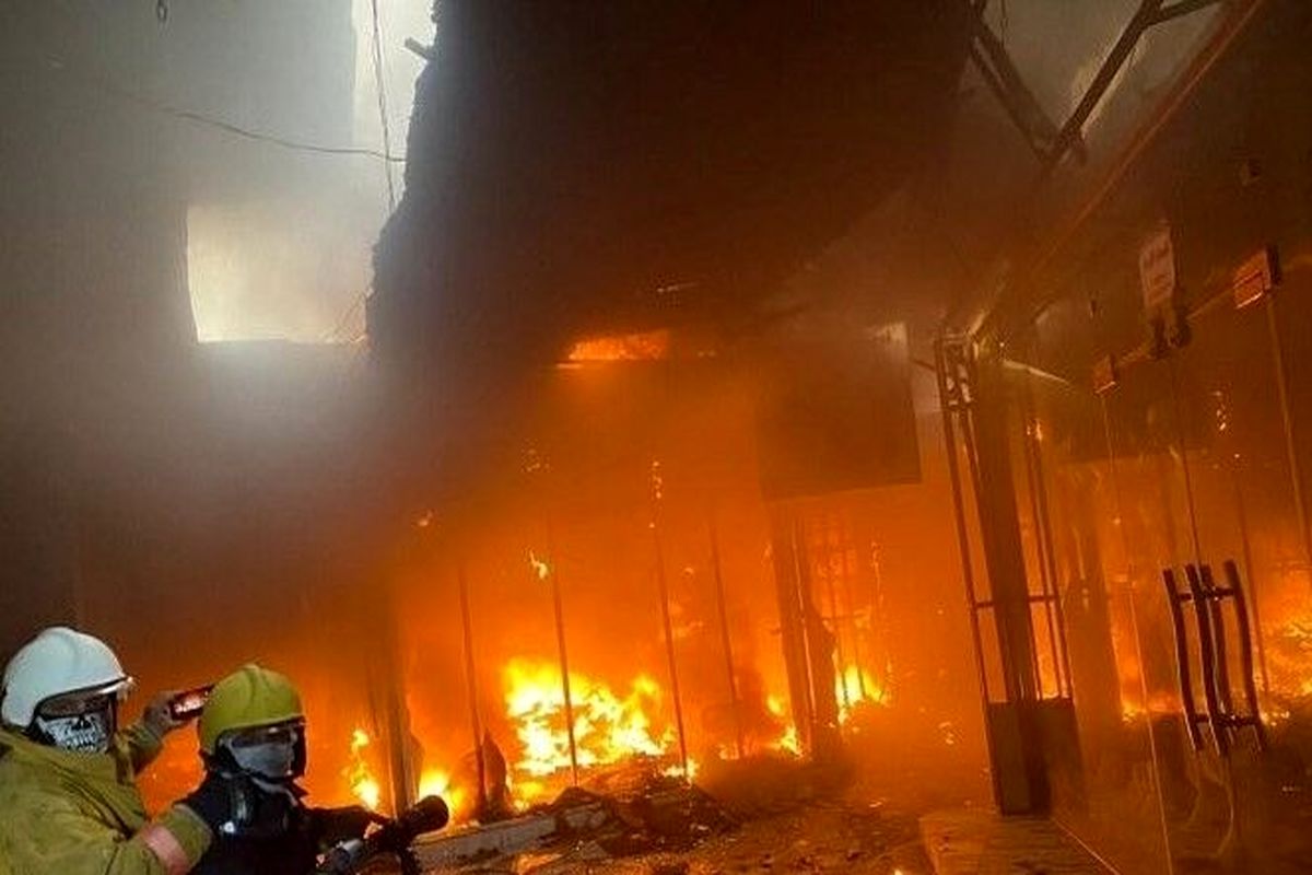 وقوع آتش سوزی در محله «شورجه»