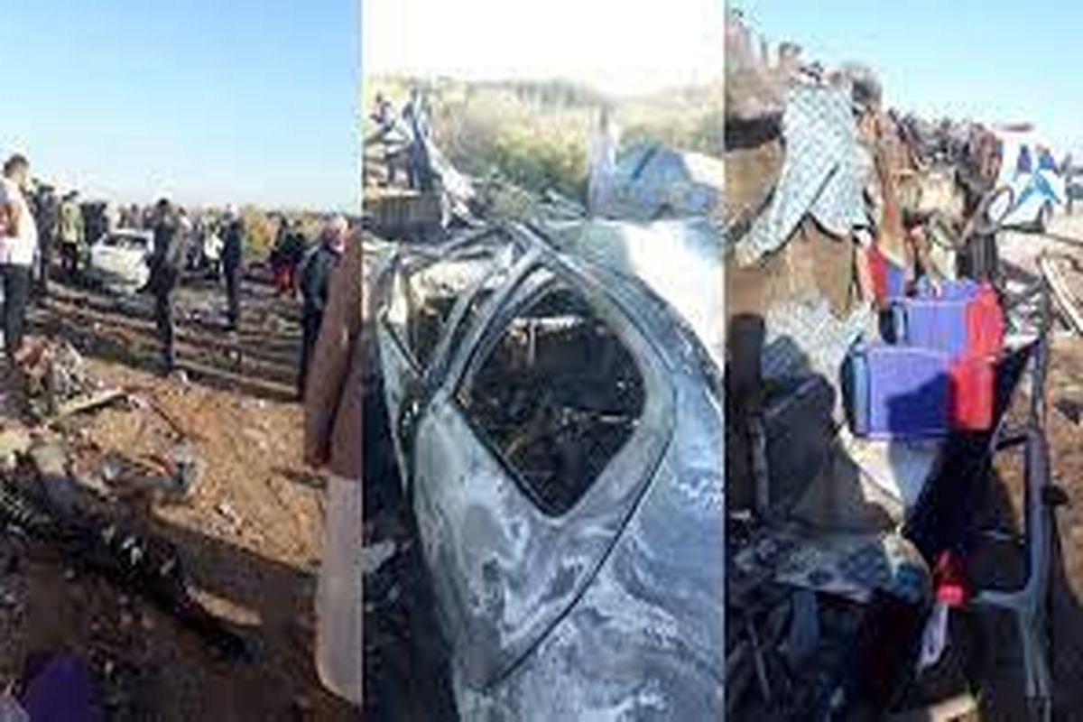 آخرین آمار کشته و مصدومان حادثه تصادف محور خرمشهر - اهواز+ فیلم حادثه