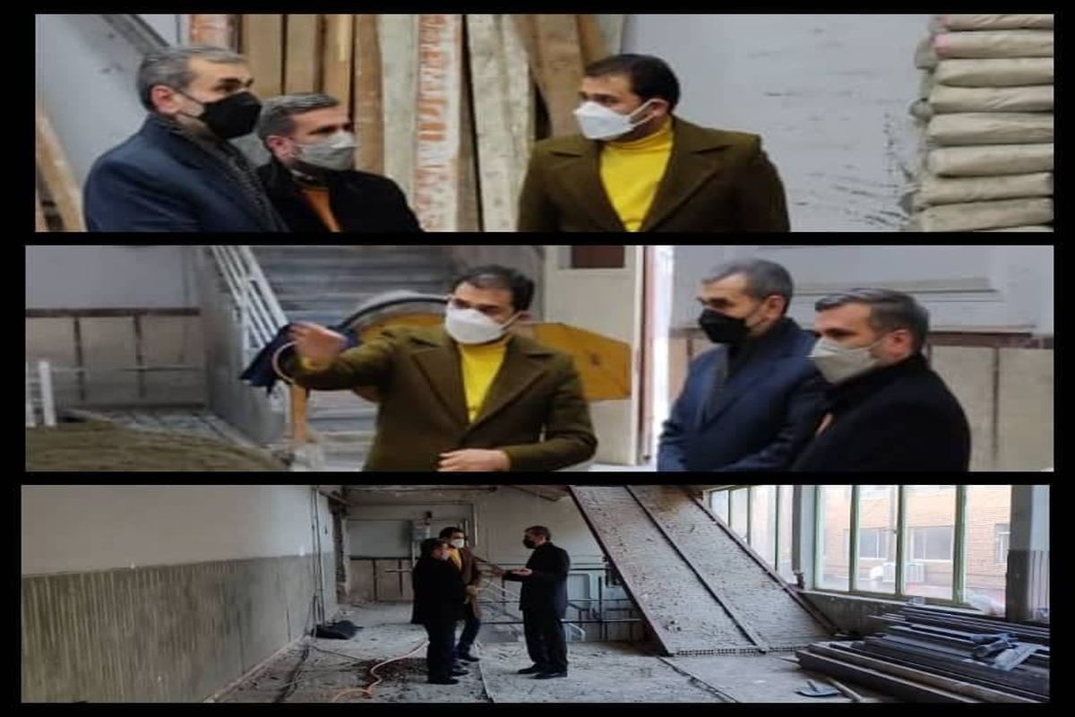 بازدید مدیرکل فرهنگ و ارشاد اسلامی آذربایجان‌غربی از پروژه بازسازی سینما آزادی ارومیه