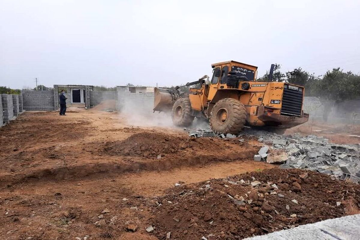 تخریب ۸۰۵ مورد بنا غیر مجاز در اراضی کشاورزی آذربایجان غربی