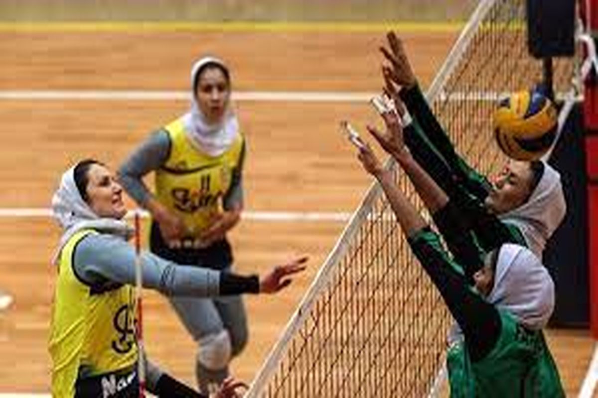 شکست بانوان والیبالیست ژوبین قزوین در لیگ یک