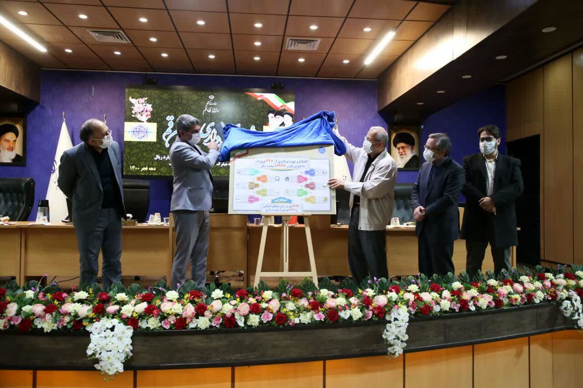 افتتاح همزمان ۲۴۶ پروژه دهه مبارک فجر در قم