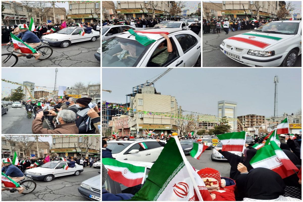 برگزاری باشکوه چهل و سومین سالگرد پیروزی اسلامی ایران در شهرهای مختلف البرز