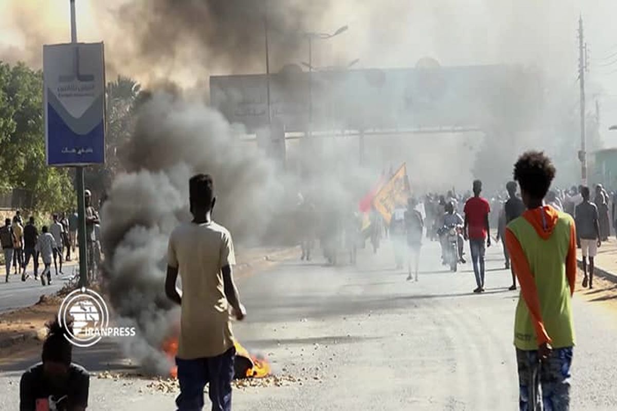 تداوم تظاهرات مردم سودان در مخالفت با حضور نظامیان در قدرت
