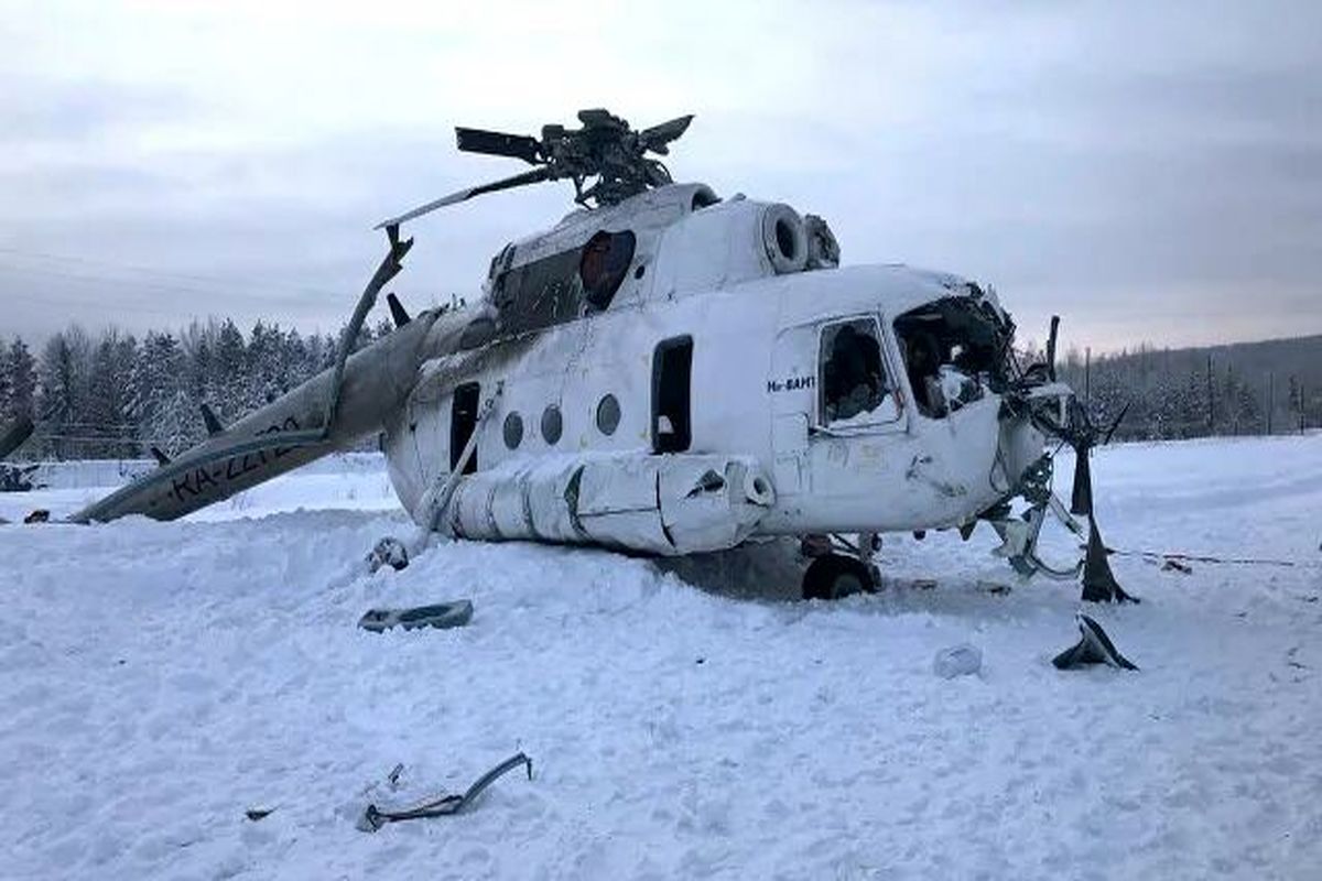 سانحه بالگرد نظامی روسیه یک کشته و ۲ زخمی برجای گذاشت