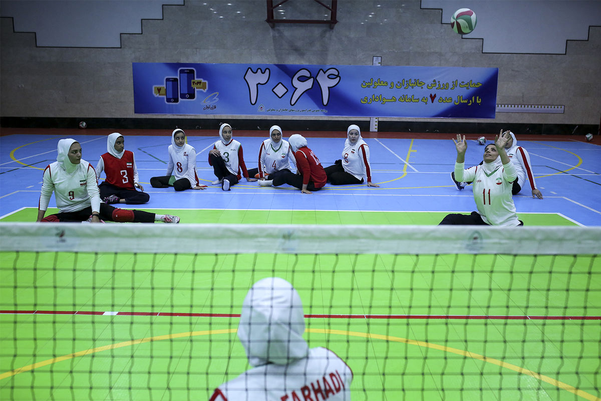 میزبانی مشهد از اردوی تیم ملی والیبال نشسته بانوان