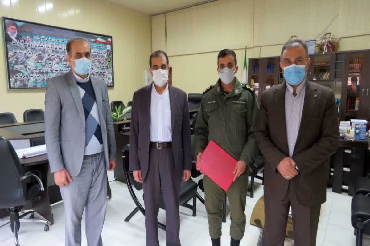 تجلیل سازمان قضایی گلستان از سرباز فداکار ناجا