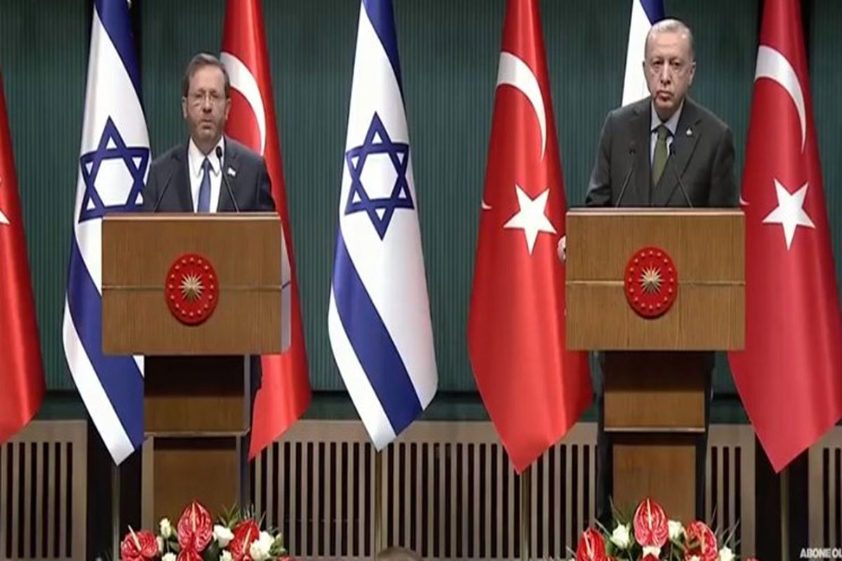 اردوغان مدعی حمایت از فلسطین است اما با تل‌آویو ارتباط دارد