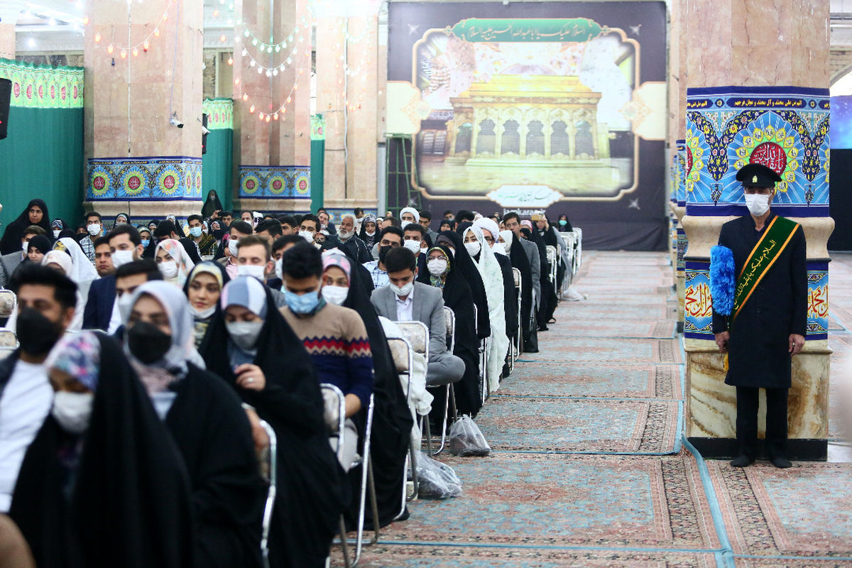 برگزاری گردهمایی پیوند فیروزه‌ای در مسجد مقدس جمکران
