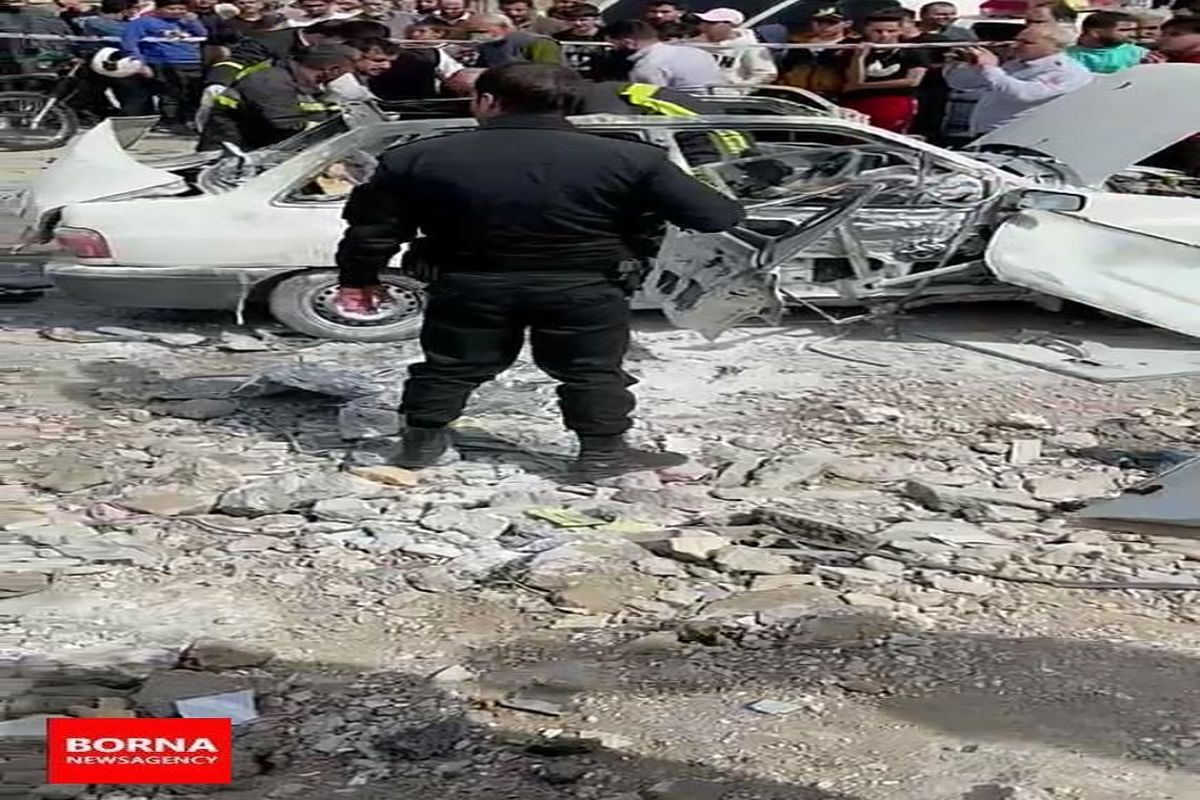 یک کشته و دو مجروح در انفجار خودروی پراید در شهر قدس+ فیلم