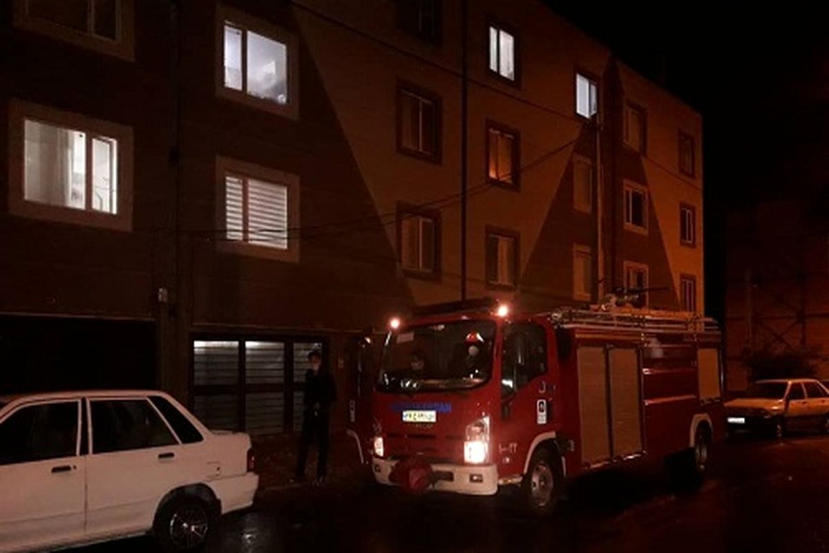 انفجار و حریق یک واحد مسکونی در بیرجند