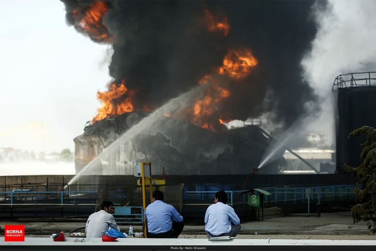 خرابکاری بودن حادثه آتش سوزی پالایشگاه نفت تهران منتفی است
