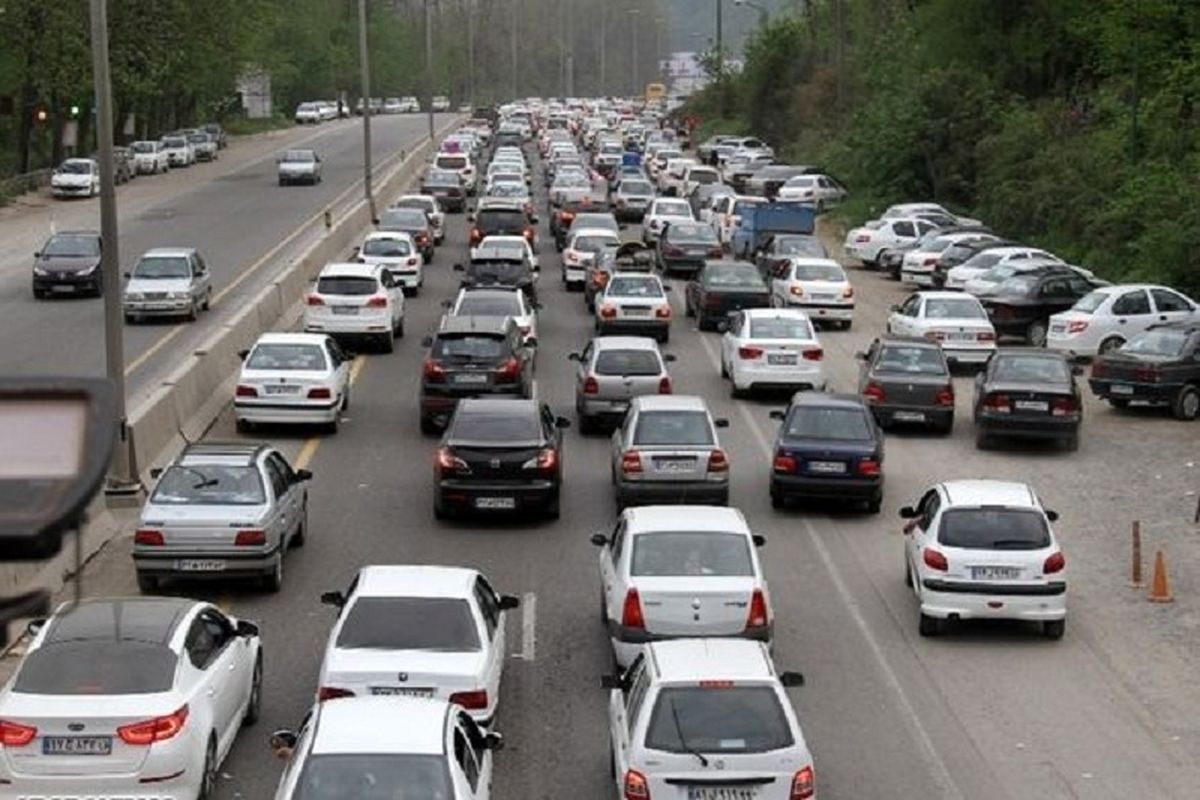 ترافیک فوق سنگین در آزادراه قزوین-کرج