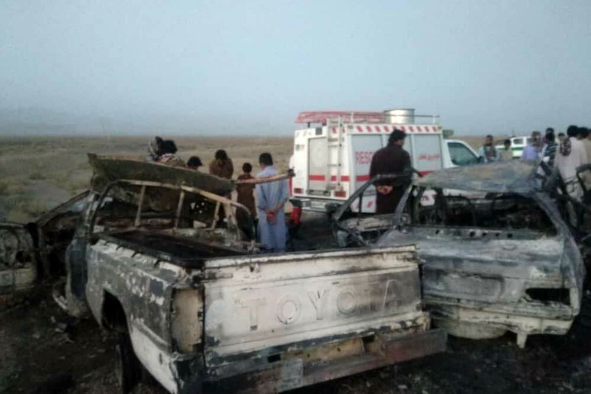 حادثه خونین در جاده سراوان به خاش؛ ۶ نفر در آتش سوختند