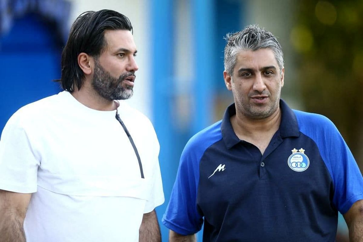 حضور نیکبخت در تمرین استقلال