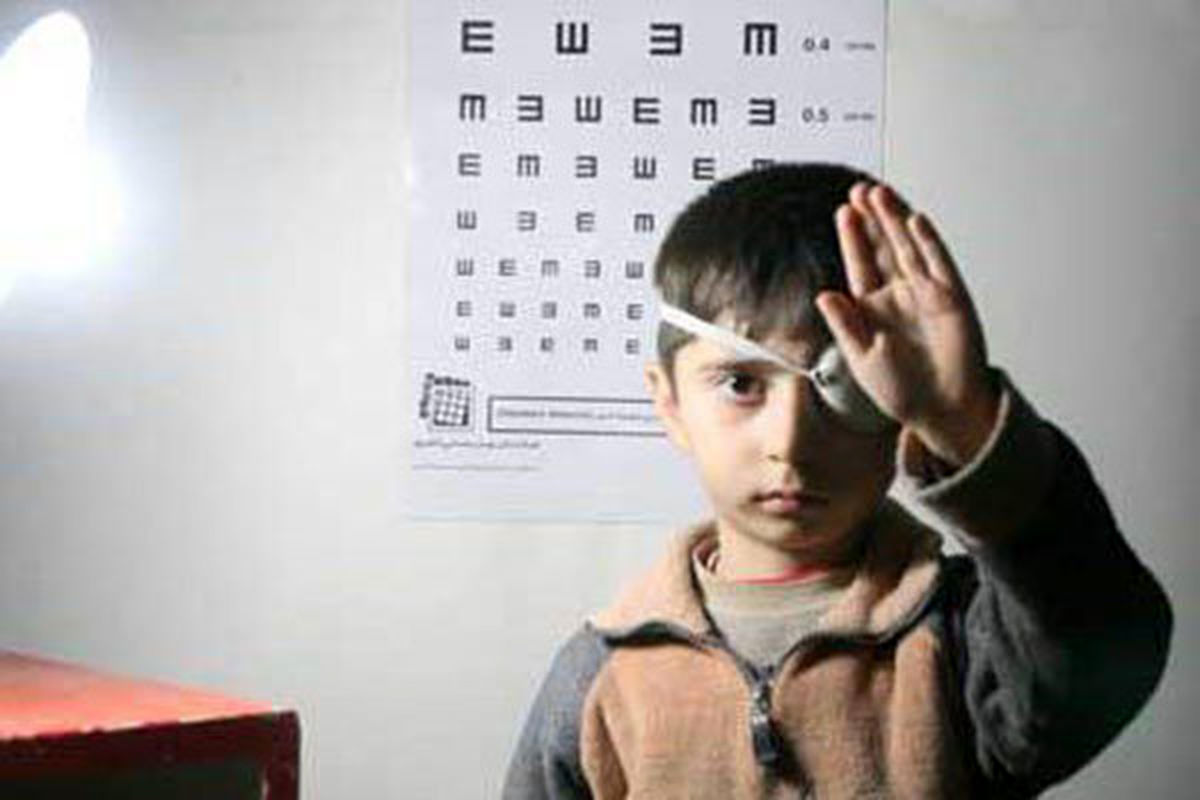 اجرای برنامه پیشگیری از تنبلی چشم کودکان در خراسان شمالی