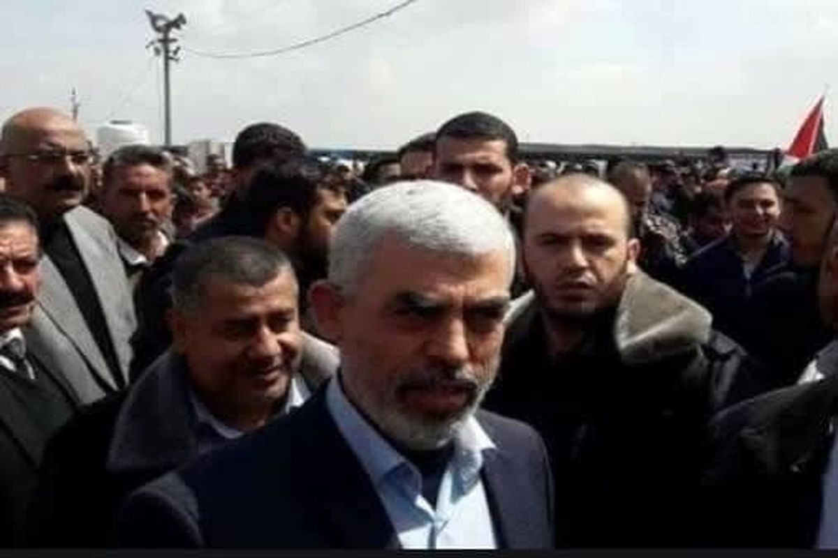 بازتاب حضور رئیس دفتر سیاسی حماس در خیابان های غزه در شبکه های اجتماعی