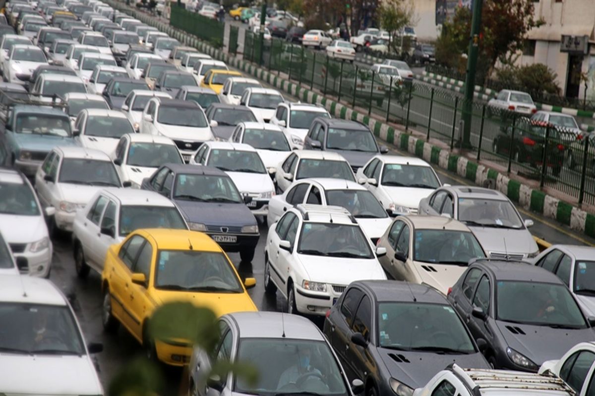 ترافیک معابر پایتخت در روز دوشنبه سنگین  است