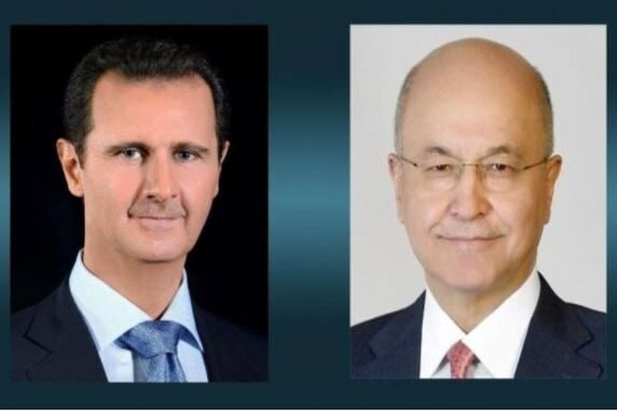 تماس تلفنی رئیس جمهوری عراق با اسد