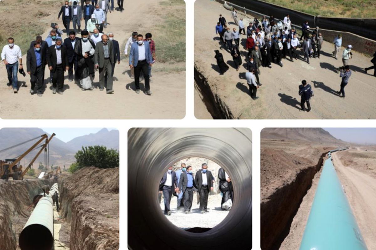 استاندار قزوین از عملیات انتقال آب سد طالقان به آبیک بازدید کرد