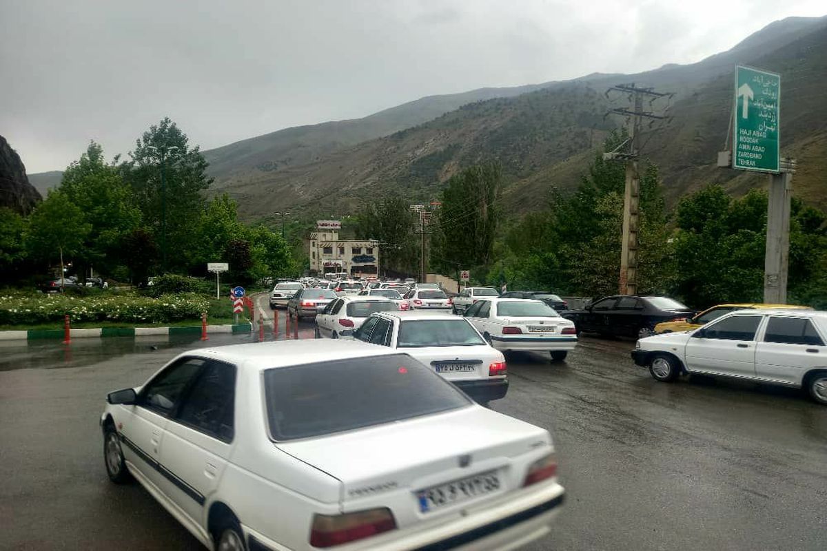 ترافیک سنگین در معابر اصلی تهران