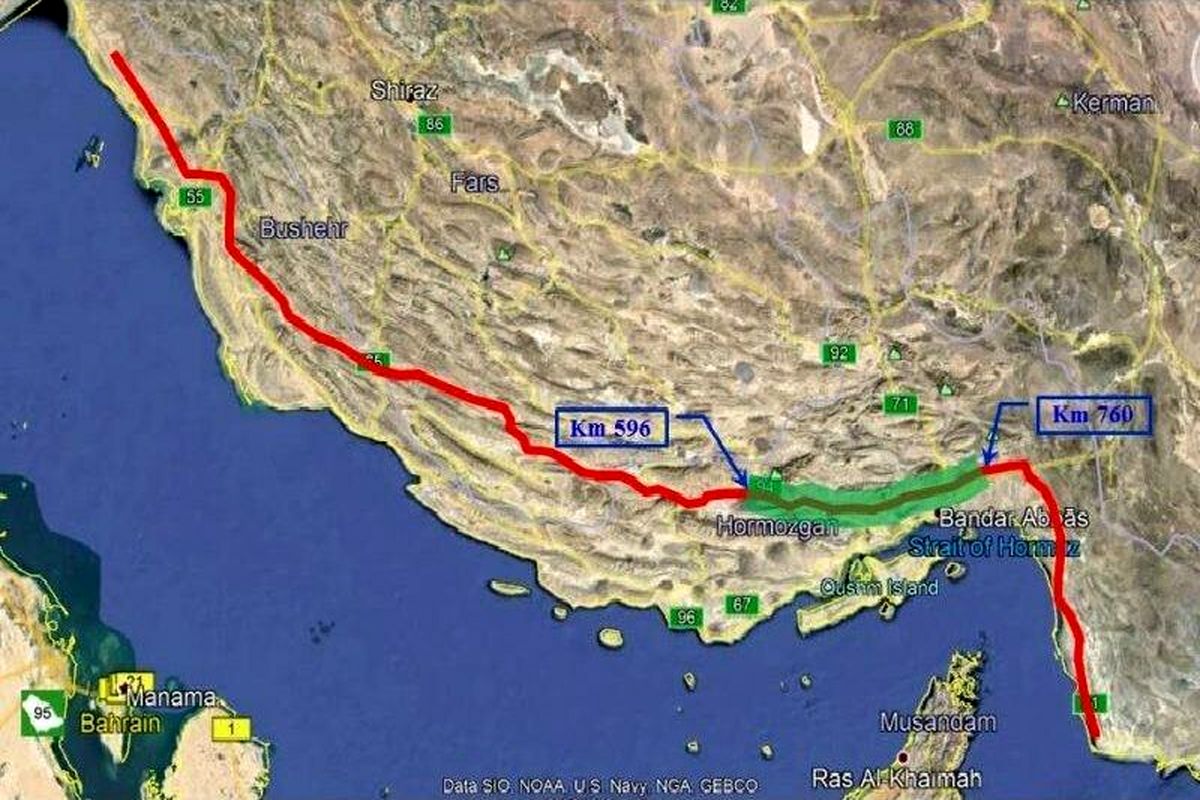 احداث ایرانی ترین خط لوله انتقال نفت در دل تحریم ها