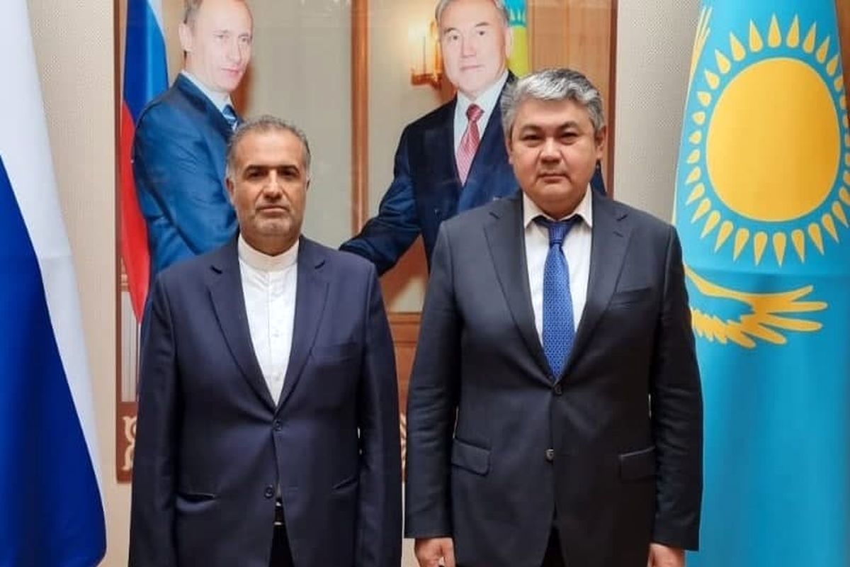 کاظم جلالی سفیر ایران با سفیر قزاقستان دیدار کرد