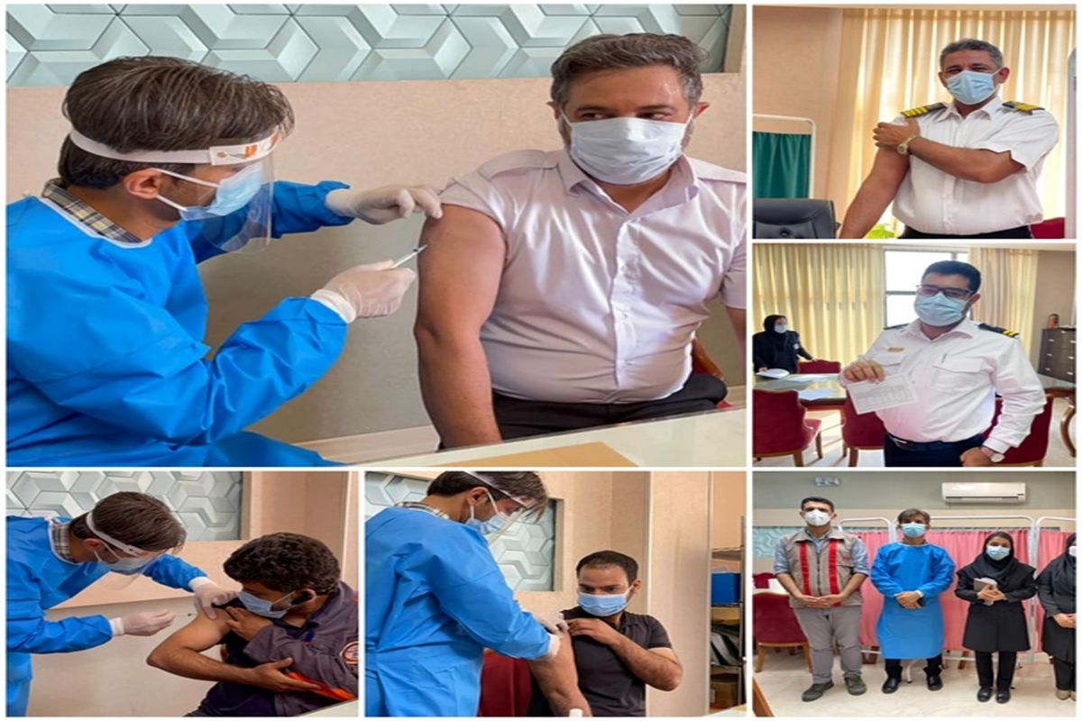 آغاز واکسیناسیون دریانوردان در بندر بوشهر
