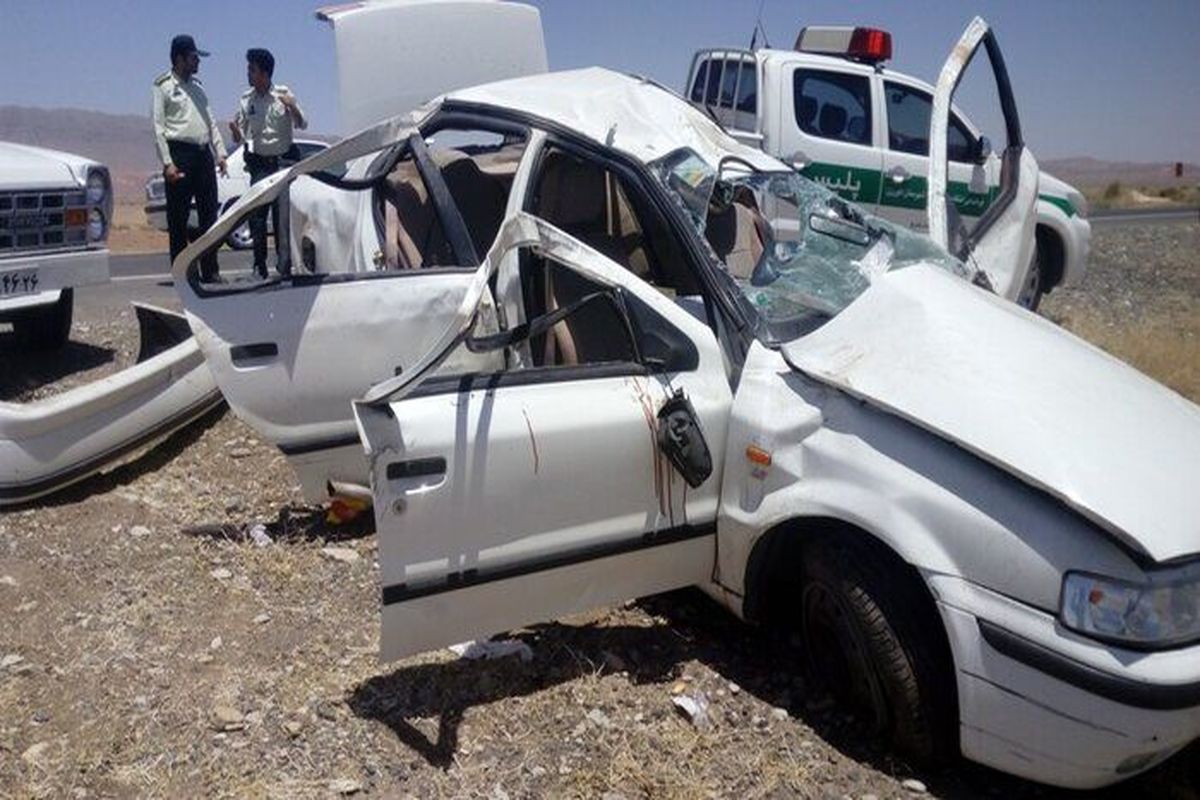 تصادف در کرمانشاه ۲ کشته و سه زخمی به جا گذاشت