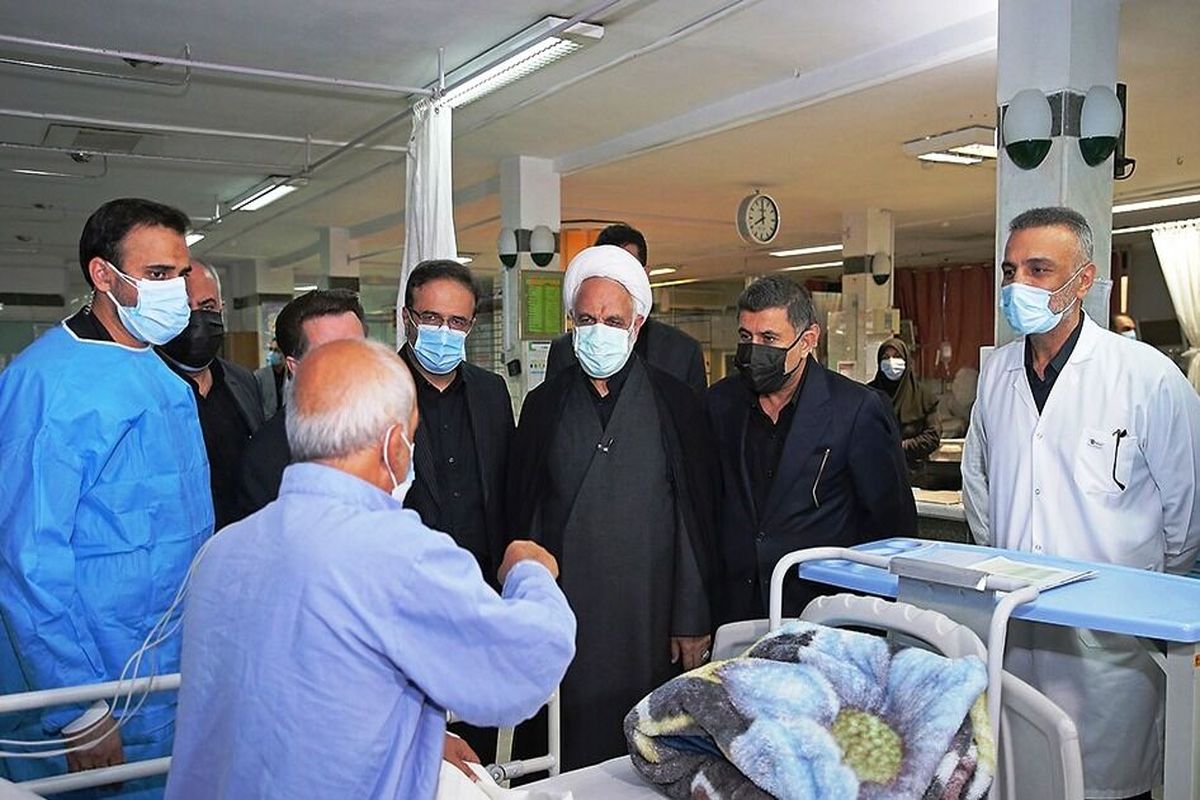 آغاز خدمات رسانی بیمارستان امام خمینی کرج با حضور رییس دستگاه قضا