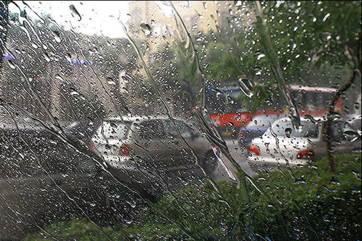 رگبار باران در راه استان تهران
