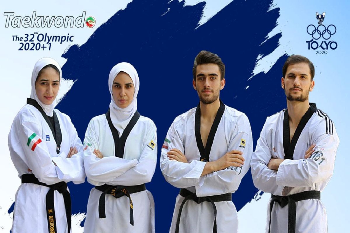 مصاف تیم ملی تکواندو ایران و ژاپن در مسابقات تیمی المپیک