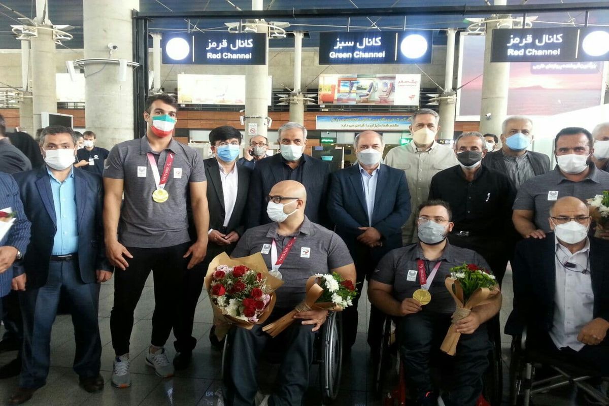 استقبال از اولین گروه کاروان پارالمپیکی ایران پس از درخشش در بازیهای توکیو